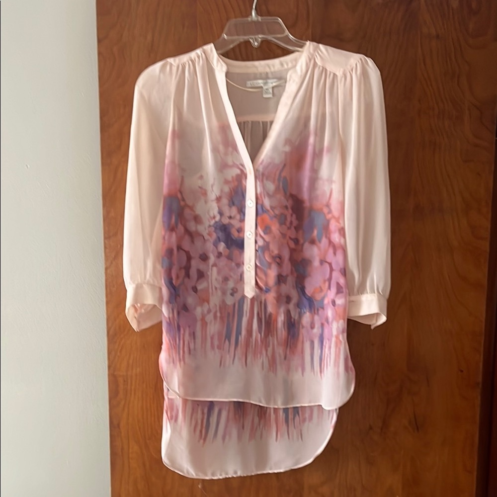 Pink and Purple Women's Top